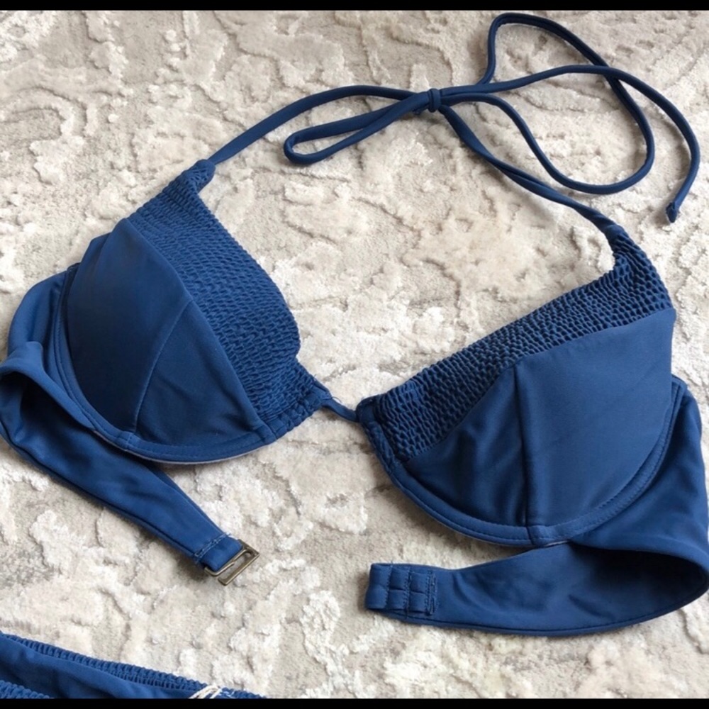 Tori Praver halter bikini swimsuit top